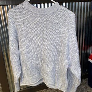 Blue & White Sweater